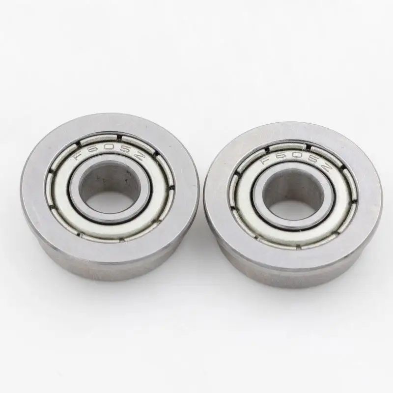 Rolamentos de esferas em miniatura de flanges de aço inoxidável F609 F610 F611 F612 F613 F614 F615 F616ZZ