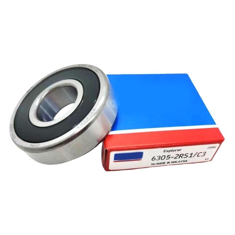 2RS Segamentos Tipo Rolamentos de Esferas 6305-2RS1/C3 com furo de tamanho 0 a 25 mm